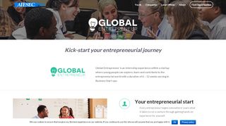 
                            8. Global Entrepreneur - AIESEC in South Africa