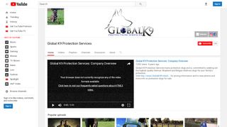 
                            7. Global K9 Protection Services - YouTube