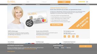 
                            1. Global-Konto Premium | Prepaid-Card mit …