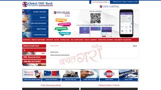 
                            4. Global Online - || Global IME Bank Ltd. || THE BANK FOR ALL