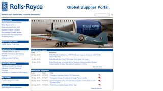 
                            8. Global Supplier Portal - Rolls-Royce