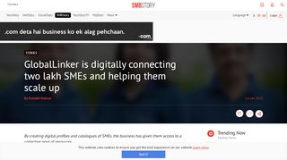 
                            4. GlobalLinker is digitally connecting two lakh SMEs and ...