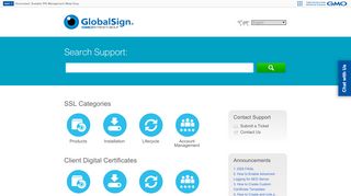 
                            7. GlobalSign Support Portal