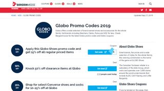 
                            7. Globo Promo Codes and Coupons | Save 50% Off In August ...