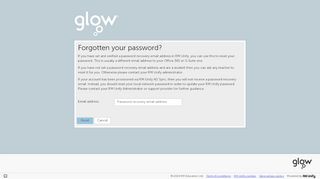 
                            8. Glow - Forgotten your password - RM Unify