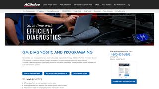 
                            3. GM DIAGNOSTIC AND PROGRAMMING - acdelco.com