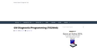 
                            7. GM Diagnostic/Programming (TIS2Web)