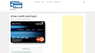 
                            11. Gmac credit card login - Credit card - audreysedibles.com