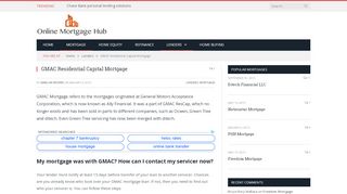 
                            7. GMAC Residential Capital Mortgage - OnlineMortgageHub