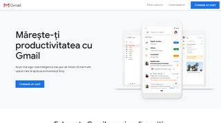 
                            6. Gmail – E-mail și stocare gratuită de la Google