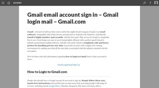 
                            10. Gmail email account sign in – Gmail login mail – Gmail.com