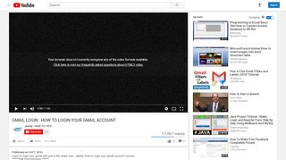 
                            4. GMAIL LOGIN : HOW TO LOGIN YOUR GMAIL ACCOUNT - YouTube
