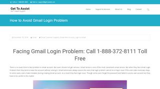 
                            8. Gmail Login Problem: Avoid Obstacales during Login TOLL ...