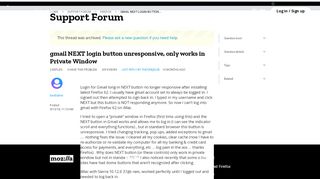 
                            5. gmail NEXT login button unresponsive, only works in ...