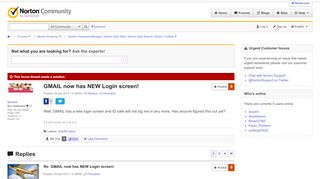 
                            4. GMAIL now has NEW Login screen! | Norton Community