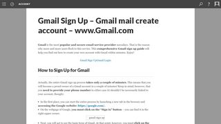 
                            7. Gmail Sign Up – Gmail mail create account – …