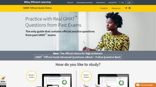 
                            10. GMAT™ Official Guide Online – Wiley Efficient Learning