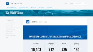 
                            8. GMF DealerSource® | Dealer Auto Auctions | GM Financial