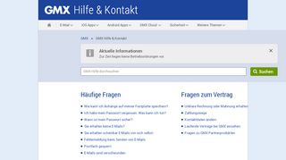 
                            7. GMX Hilfe & Kontakt