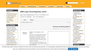 
                            9. GMX Login Vorschlagsliste, online › Von …