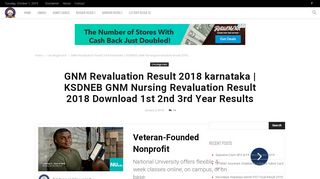 
                            6. GNM Revaluation Result 2018 karnataka | KSDNEB GNM Nursing ...