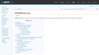 
                            7. GNOME/Keyring - ArchWiki