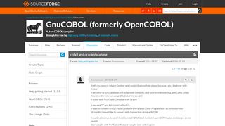 
                            8. GnuCOBOL (formerly OpenCOBOL) / Discussion / Help getting ...