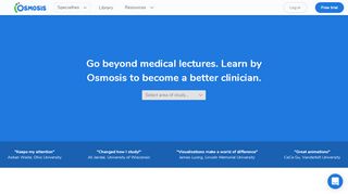 
                            2. Go Beyond Medical Lectures. Learn Better by Osmosis.