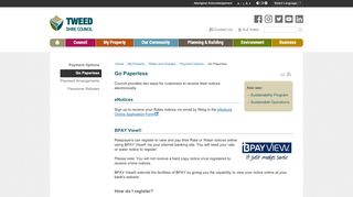
                            1. Go Paperless - Tweed Shire Council