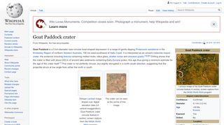 
                            8. Goat Paddock crater - Wikipedia