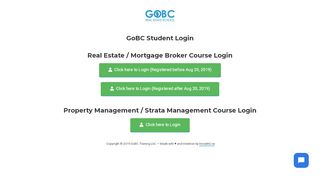 
                            9. GoBC Student Login - GoBC Real Estate School