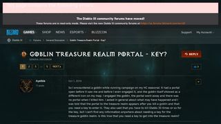 
                            6. Goblin Treasure Realm Portal - Key? - Diablo III Forums - Blizzard ...