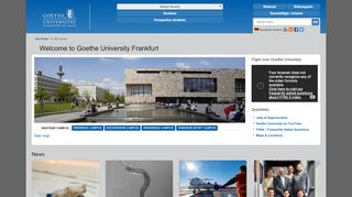 
                            7. Goethe-Universität — Welcome to Goethe University Frankfurt