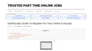 
                            6. GoGPayslip: Guide To Register For Your Online E …