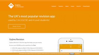 
                            7. Gojimo | the UK's most popular revision app