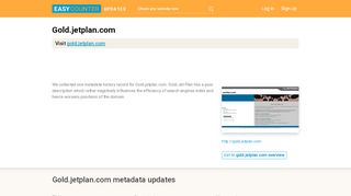 
                            10. Gold Jet Plan (Gold.jetplan.com) - JetPlan.com Login