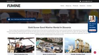 
                            7. Gold Screw Sand Washer Rental In Slovenia