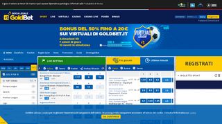 
                            8. GoldBet | Scommesse Sportive, Virtuali, Casinò, …