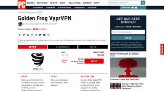 
                            3. Golden Frog VyprVPN Review & Rating | PCMag.com