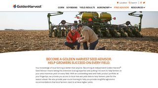 
                            9. Golden Harvest Seed Advisor | Golden Harvest