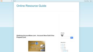 
                            9. Goldvisa.AccountNow.com : Account Now Gold …