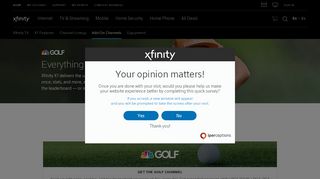 
                            7. Golf Channel – Watch Live PGA Coverage | Xfinity