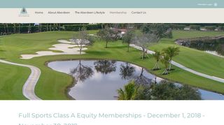 
                            6. Golf Memberships - Aberdeen Golf & Country Club - Boynton Beach, FL