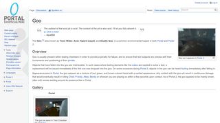 
                            2. Goo - Portal Wiki