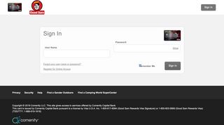 
                            5. Good Sam Rewards Visa® Credit Card - Sign In