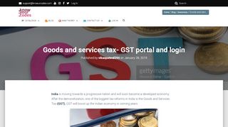 
                            6. Goods and services tax- GST portal and login