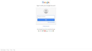 
                            4. Google Accounts: Sign in