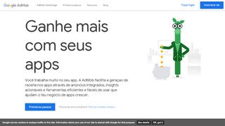 
                            3. Google AdMob – Monetização do app para dispositivos móveis