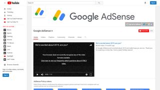 
                            6. Google AdSense - YouTube