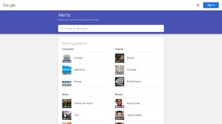 
                            9. Google Alerts - Monitor the Web for interesting new content